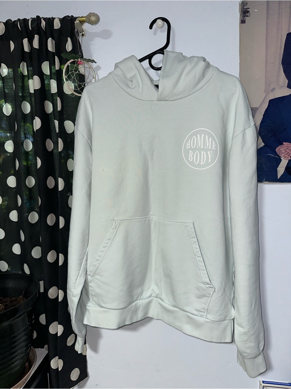 Men's Light Gray Pullover Hoodie